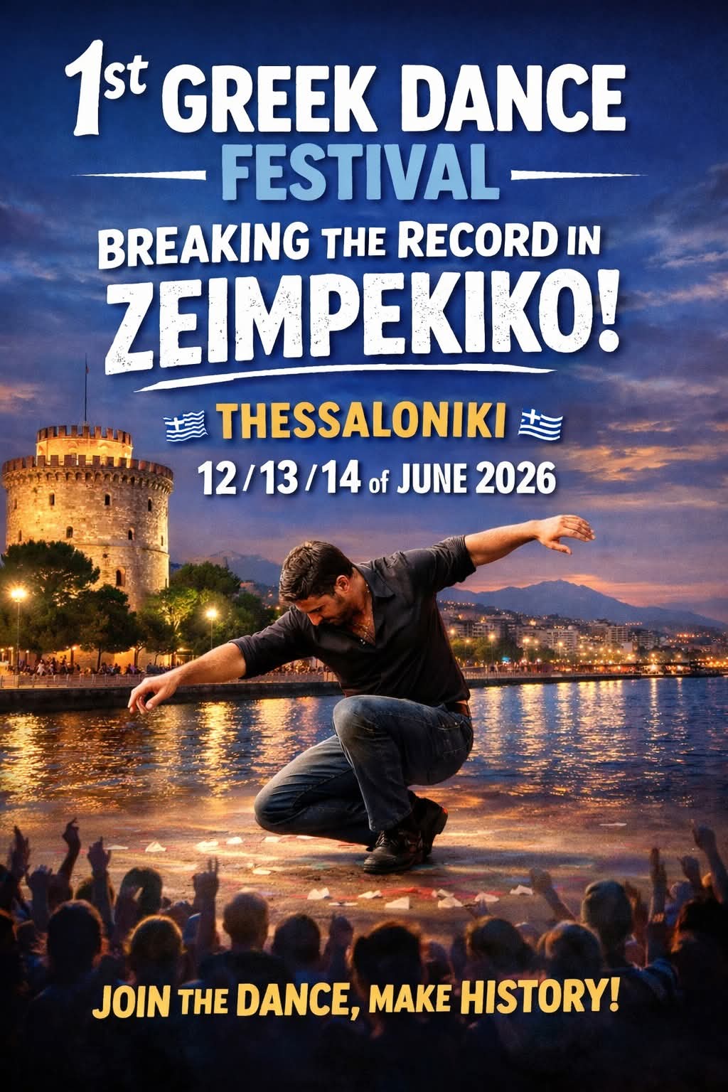 Greek Dance Festival Flyer